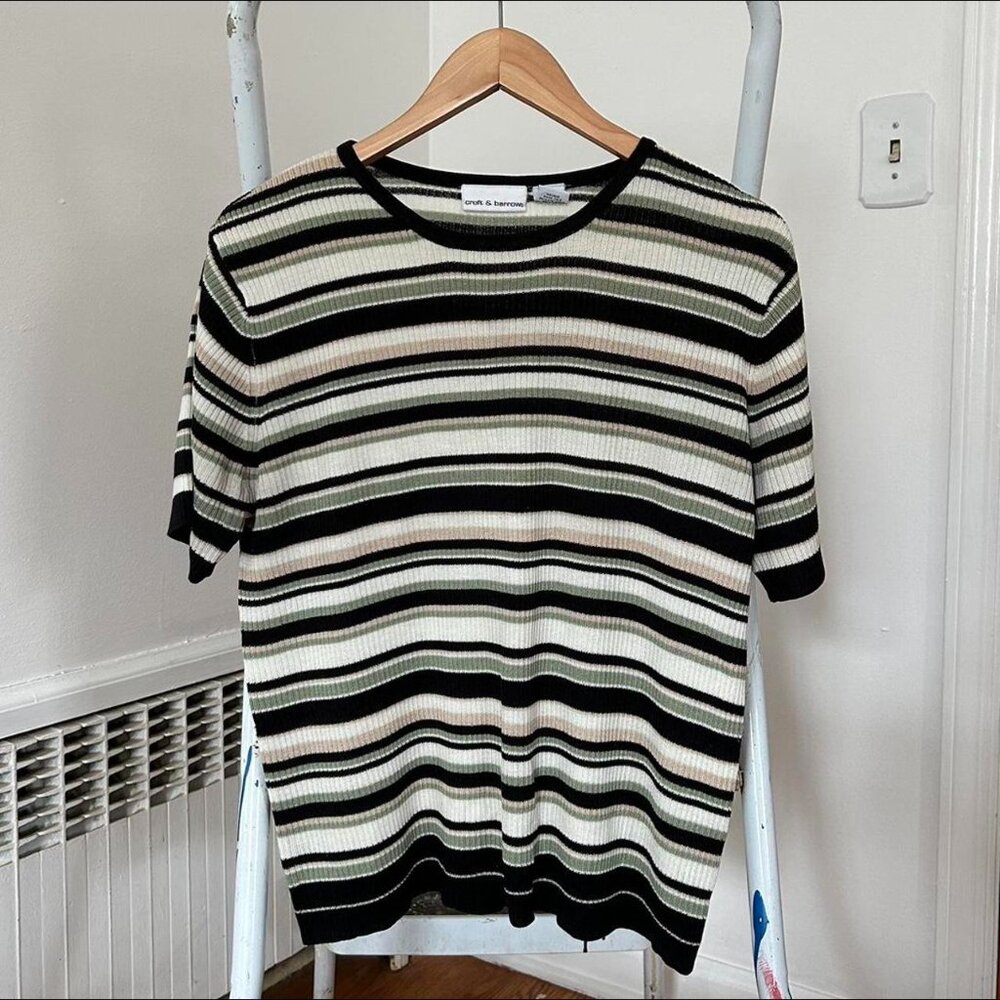 Croft & Barrow knit striped top